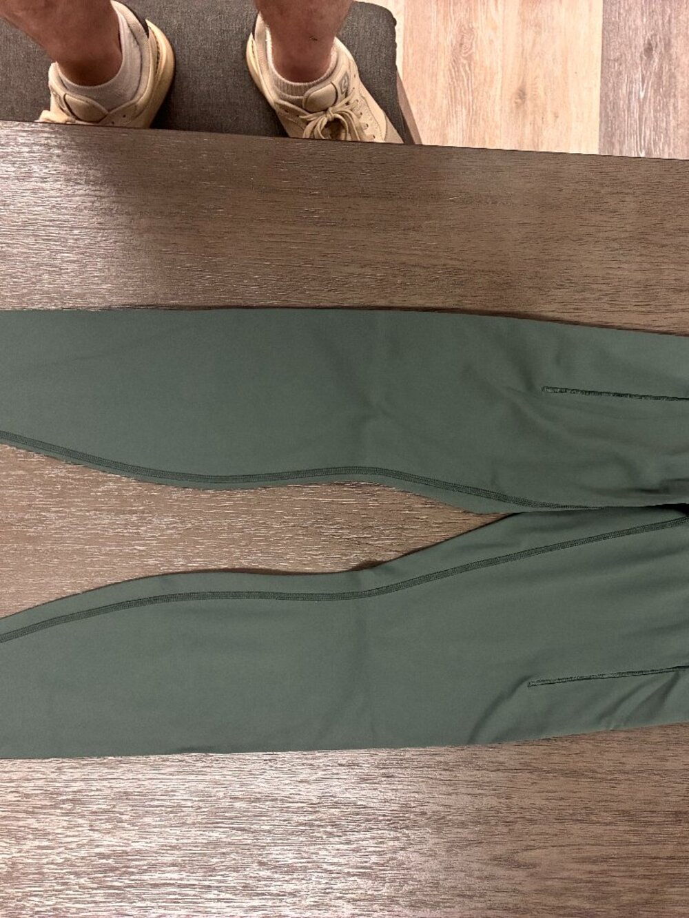 NWT Nike Universa High-Waist 7/8 Leggings Vintage Green XS - Picture 4 of 4